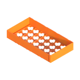 Render of MODULITH 185 Gridfinity Decor Drawer - 4W-1H